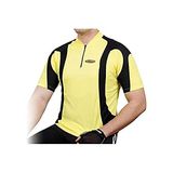 Massi - Maillot m/c Contour geel/zwart S