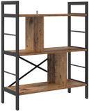vidaXL Boekenplank - 5-laags - 75 x 30 x 91 cm - Bewerkt hout - Oud hout
