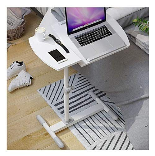 OHMG Bedtafel, mobiel stabureau, bijzettafel, draagbare bank, bureau