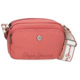 Pepe Jeans Corin schoudertas, roze, 21 x 14 x 5 cm, polyester en PU van Joumma Bags