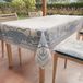 PETTI Artigiani Italiani - Vlekafstotend tafelkleed, rechthoekig, voor keuken, ankerdesign, 140 x 300 cm, gemaakt in Italië