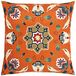 furn. Folk Flora Outdoor Kussenhoes, Oranje, 43 x 43 cm