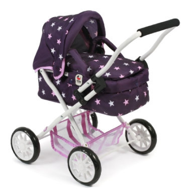 BAYER CHIC BAYER CHIC 2000 Mini Poppenwagen SMARTY Stars Lila - Paars