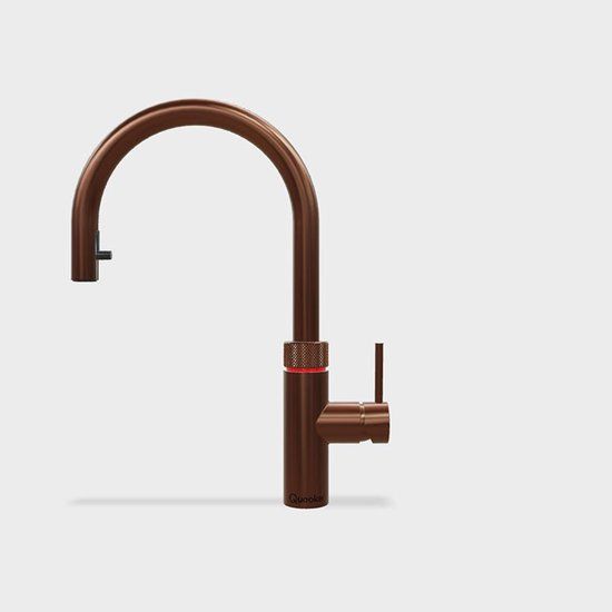 Quooker COMBI Nordic Round Twintaps Chroom - Losse kraan - Opbouw - Cooltouch