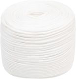 vidaXL Multifunctioneel touw 10 mm 25 m Wit PP