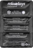 Relaxdays cold pack - 25 x 36 cm - gel pack - herbruikbaar - zwart