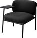 COMHOMA Loungestoel Fauteuil Zwart