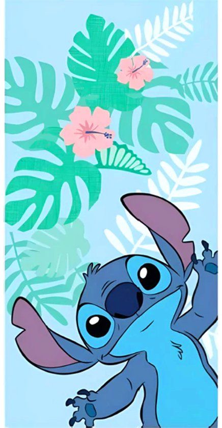 4KidsOnly Disney Lilo & Stitch Strandlaken Just Chill - 90 x 170 cm - Katoen