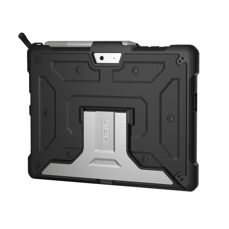 UAG Metropolis Case for Microsoft Surface Go - Black/Silver