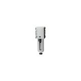 RIEGLER 100145-FU 831 Filter "Futura" met PC-container, beschermmand, 5 µm, BG1, G 1/4, HA, 1 stuk