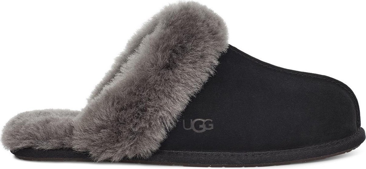 UGG Scuffette II Dames Sloffen - Black/Grey - Maat 39