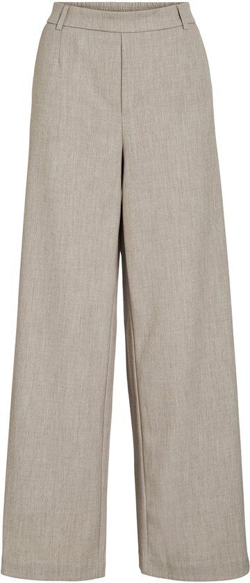 VILA VIVARONE HW WIDE PANT - NOOS - Natural Melange - Legging - Women - Size 40