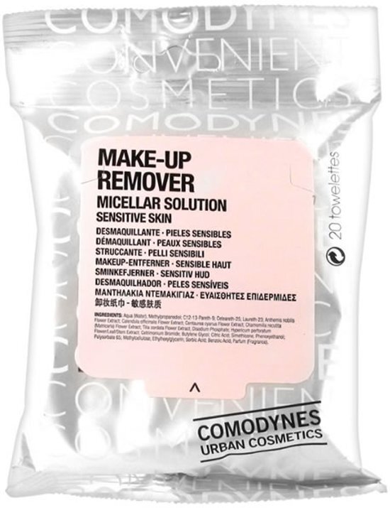 Comodynes Make-up Remover Sensitive Skin 20 Towelettes dames