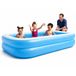 Bestway BW54006-20 54006 Familiezwembad, rechthoekig, voor kinderen, eenvoudig op te bouwen, 262 x 175 x 51 cm, kleur: blauw
