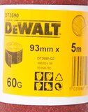 DeWALT DT3590 P60 Schuurpapier, rol 5m x 93mm