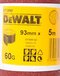 DeWALT DT3590 P60 Schuurpapier, rol 5m x 93mm