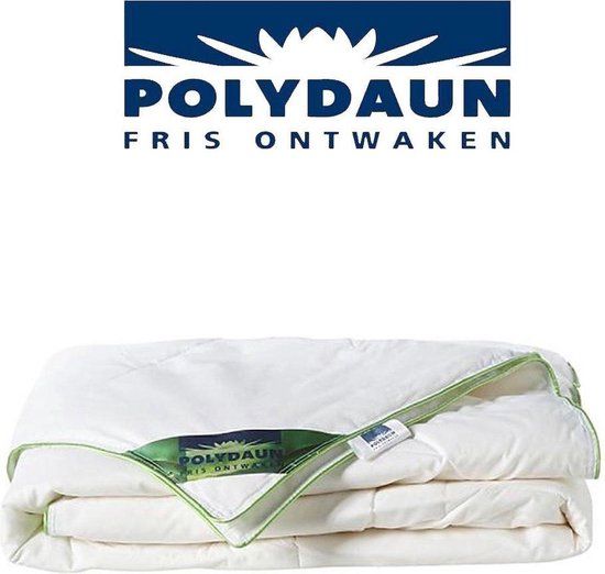 Polydaun Bamboe Zomerdekbed - Eenpersoons - 140x220 cm - Wit