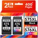 Canon Cartouches d'encre PG-575XL/CL-576XL pour Canon PIXMA, 2-pack