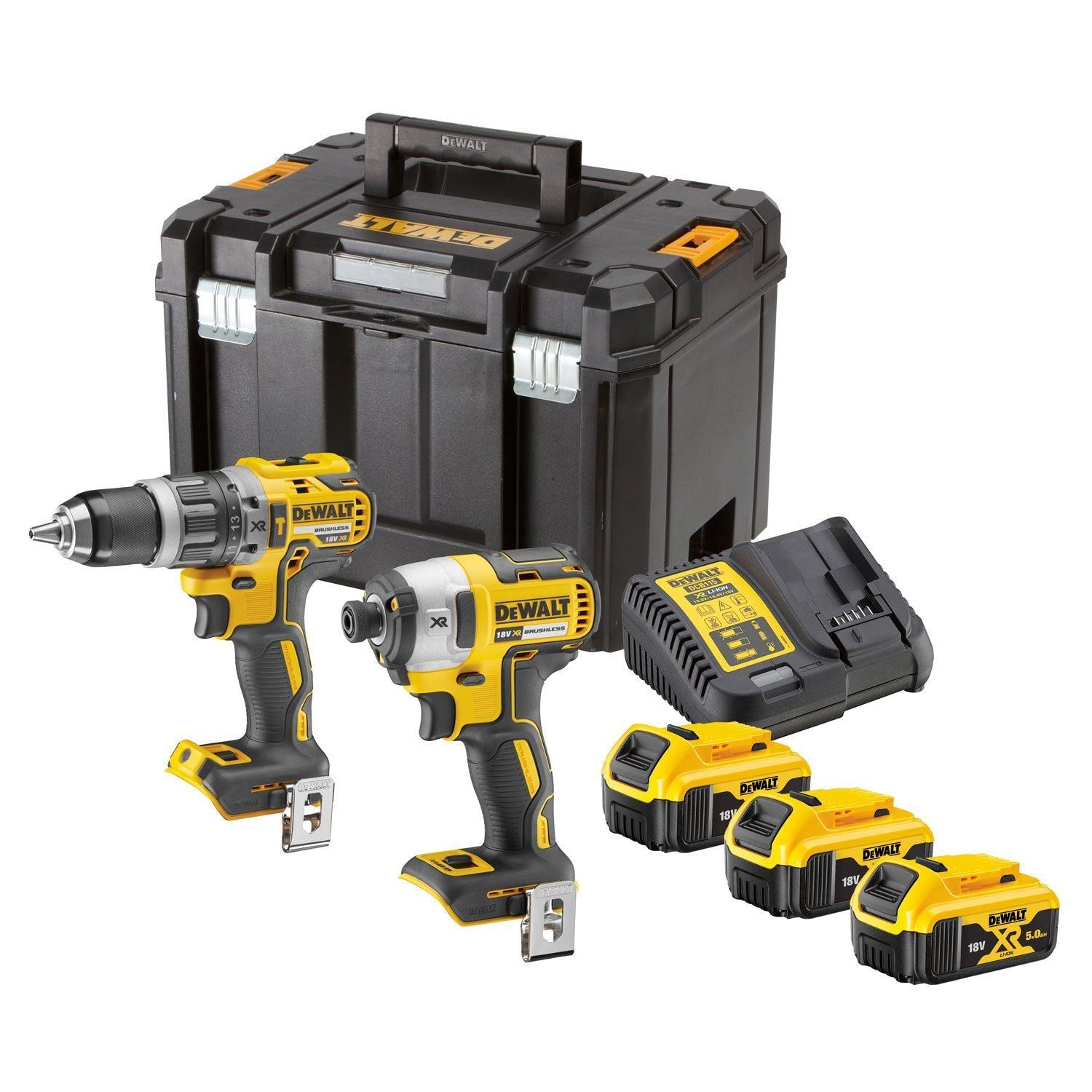 DeWalt DCK266P3T Accu Combiset DCD796 + DCF887 18V 5.0Ah XR Li-ion