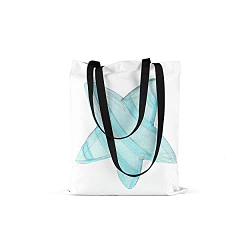 Bonamaison - Herbruikbare Draagtas - 100% Katoen - 48x55 cm - Zwart