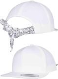 Flexfit Bandana Tie Snapback wht/wht one size Snapback Pet - Mondkapje - Wit
