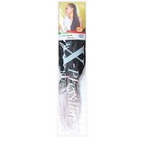Hair extensions X-Pression Nº 1B/Lilac (T1B/H-Parma) - 150 cm - Synthetic Hair - Black/Lilac