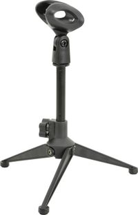 QTX Desktop microfoonstandaard zwart