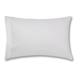 Bianca Plain Dyed Cotton Percal White 200TC Pet Pillowcases 50 x 80 cm (2)