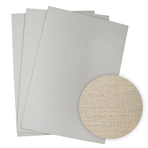 Artway Traditioneel Lino Sheet - A3 - Pack van 3, Grijs - 5060669633433