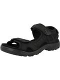 ECCO Offroad herensandalen met plateauzool, Zwart, 49 EU