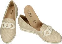 Hassia Pisa Ketting Instappers - Dames - Beige - Maat 39