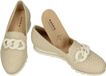 Hassia Pisa Ketting Instappers - Dames - Beige - Maat 39