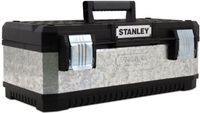 Stanley Gereedschapskist, 1-95-618, 51 cm, Bimatriaal, verzinkt, metalen scharnier, metalen sluitingen