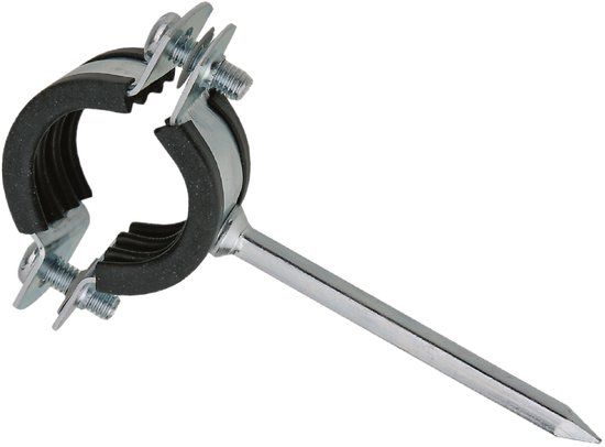 KIRCHHOFF Buisklem - 3/8" - Geluiddicht - Met slagnagel (10x)
