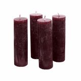 LOBERON Kaars set van 4 Muriel bordeaux