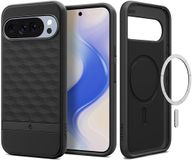Spigen Parallax MagFit Hoesje Geschikt voor Google Pixel 10 Pro XL - Back Cover Compatibel met MagSafe / Qi2 - Zwart