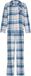Pastunette - Flannel Check - Pyjama - Doorknoop - Katoen/Flanel - Blauw - Maat 36