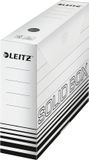 Leitz Archiefdozen Solid Box 6127 - 80 mm rug - wit-zwart - 10 stuks