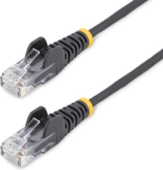 StarTech 3 meter CAT6 Gigabit Netwerkkabel Slim zwart
