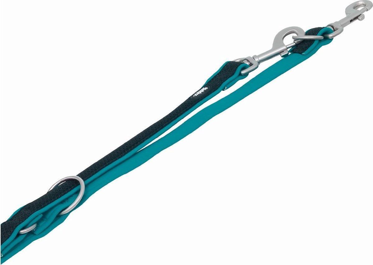 Nobby trainingslijn mesh preno turquoise - 200 x 1,5 cm