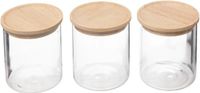 5Five Glazen Potten - 350ml - Set van 3 - Transparant