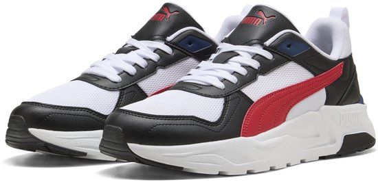 PUMA Trinity 2 LT Unisex Sneakers - PUMA White-For All Time Red-PUMA Black-Blue Jewel