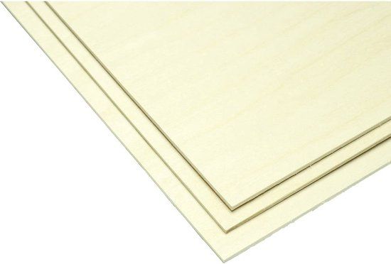 Pichler Berken triplex (l x b x h) 600 x 300 x 4.0 mm - 2 stuks