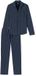 Schiesser Selected! Premium Heren Pyjama Gestreept Nachtblauw