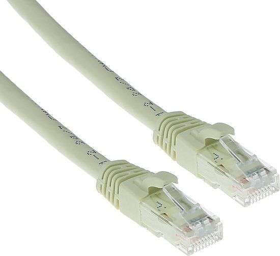 ACT Ivoor 1 meter U/UTP CAT6 patchkabel snagless met RJ45 connectoren IS8401