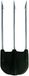 Salvimar Jet 3 roestvrij staal, uniseks, volwassenen, zwart, 17 cm