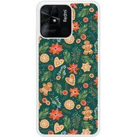 Xiaomi Redmi 10C pain d epice bedrukt siliconen hoesje
