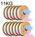 StarTech 3D-printfilament - PLA-filament, 1,75 mm - Gloeit in het donker - Tolerantie ±0,03 mm - Geschikt voor FDM 3D-printers - 11 kg - Regenboogkleuren