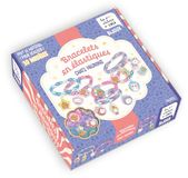 Bracelets en élastiques Chats mignons: Avec 500 élastiques de 6 couleurs, 30 stickers puffy, 9 perles étoiles, 1 fourche à élastiques, 1 crochet et 30 attaches