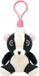 Merkloos / Sans marque Wild Planet Pluche stinkdier sleutelhanger 9 cm